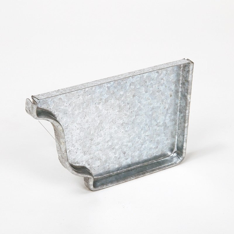 Amerimax 29206 Left End Gutter Cap, 5 in L, Steel, For: K-Style Gutter System