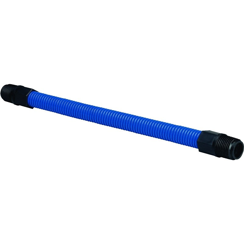 Orbit Multi-Flex 37321 Sprinkler Riser, 1/2 in Connection, 18 in L, Swivel, Black/Blue