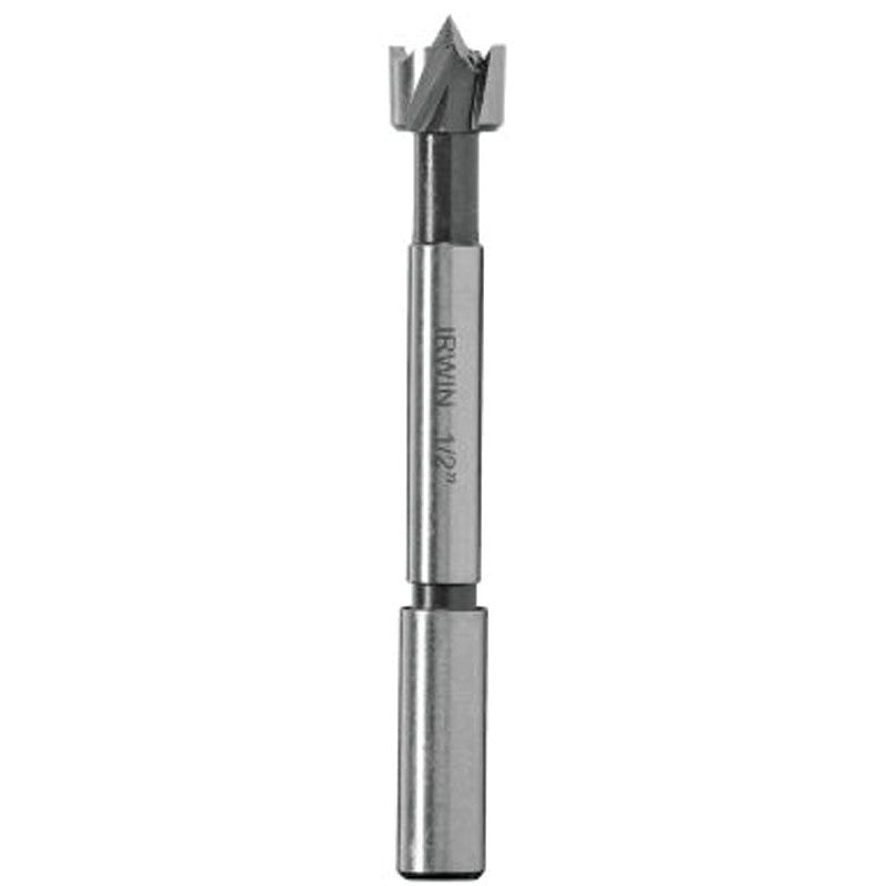 Irwin 1966897/42910 Forstner Bit, 5/8 in Dia, 3-1/2 in OAL, 3/8 in Dia Shank, Reduced Shank