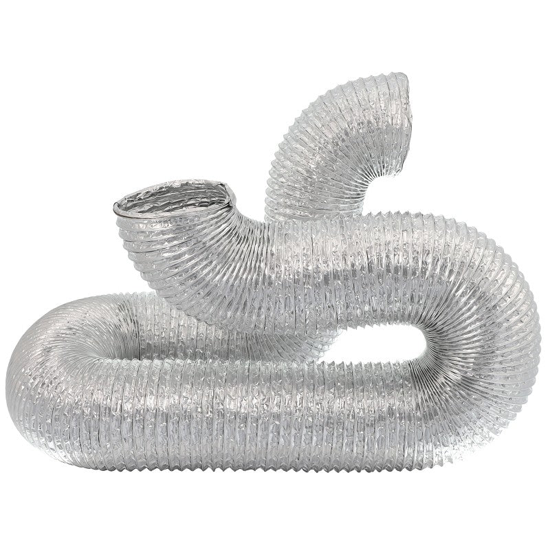 Imperial FX0597 Semi-Rigid Dryer Duct, 8 ft L, Aluminum (Pack of 4)
