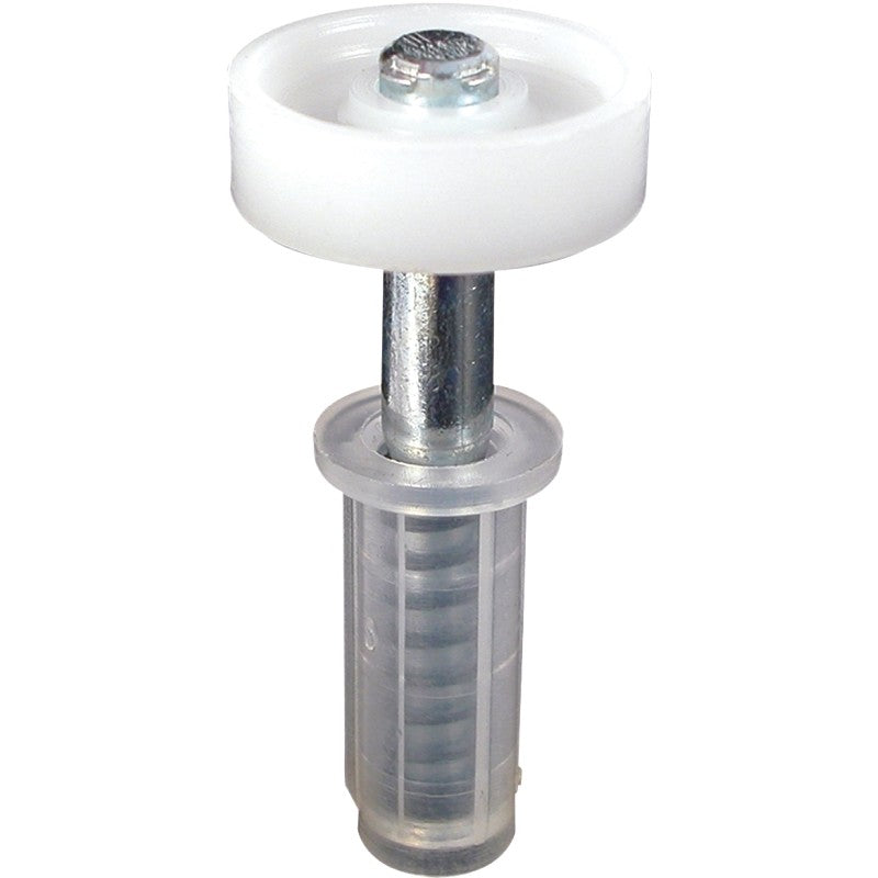 Prime-Line N 6703 Roller Guide, 1-9/16 in L x 3-3/4 in W x 1-1/16 in D Dimensions, Nylon/Plastic, Top, 2/PK