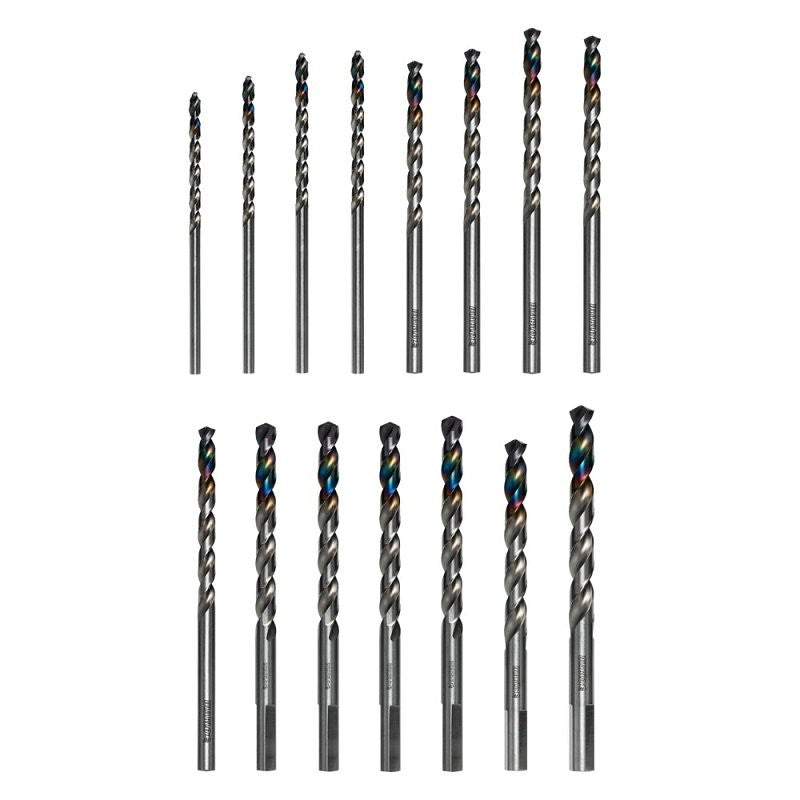 Diablo Metal Demon DMD-S15T Drill Bit Set, 15-Piece, Stainless Steel