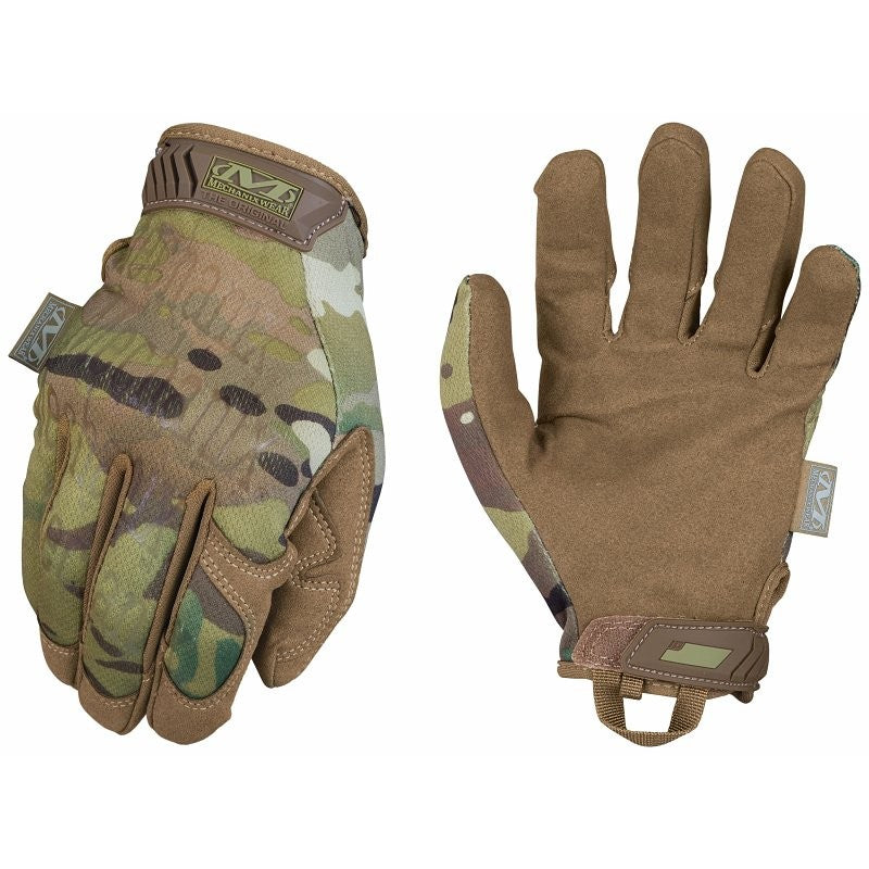 Mechanix Wear MG-78-010 Gloves, L, Reinforced Thumb, Leather/TPR, Camouflage