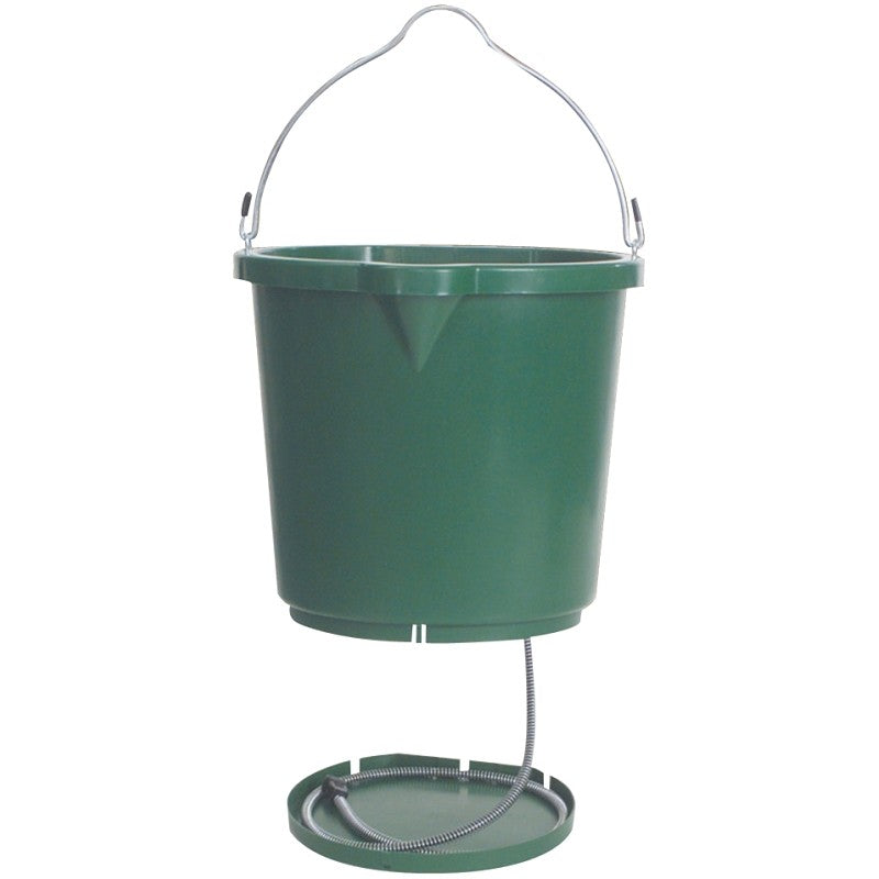 Farm Innovators FB120 Heated Bucket, Polyethylene, Green