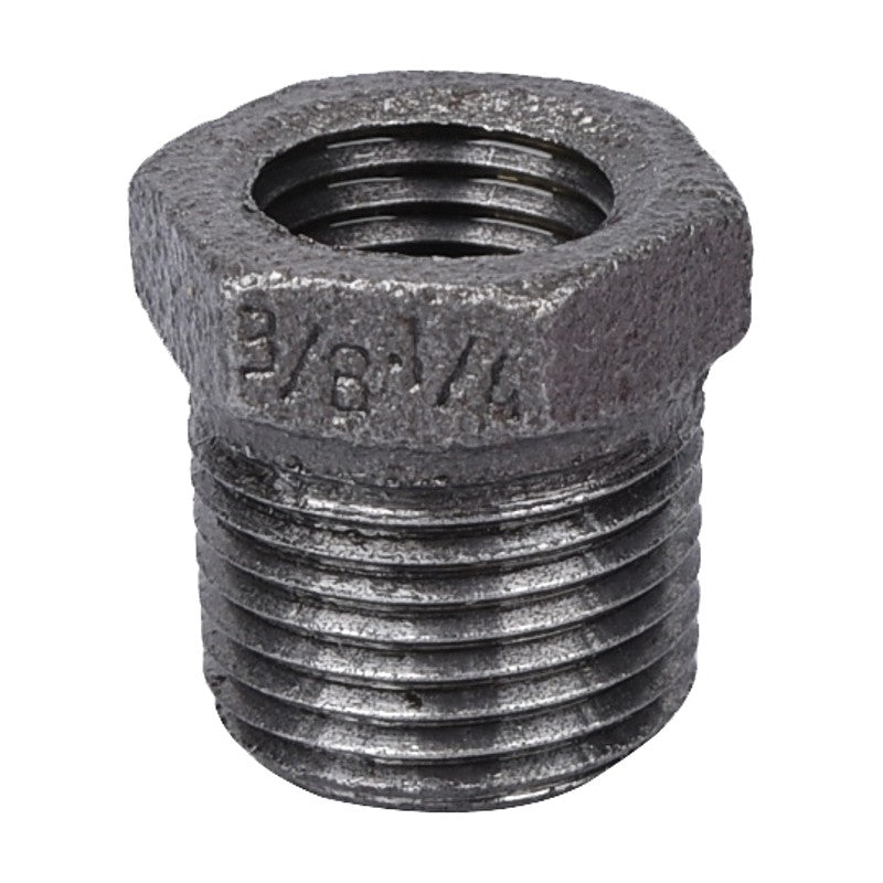 ProSource 35-3/8X1/4B Pipe Bushing, 3/8 x 1/4 in, MIP x FIP, Malleable Iron, SCH 40 Schedule, 300 psi Pressure