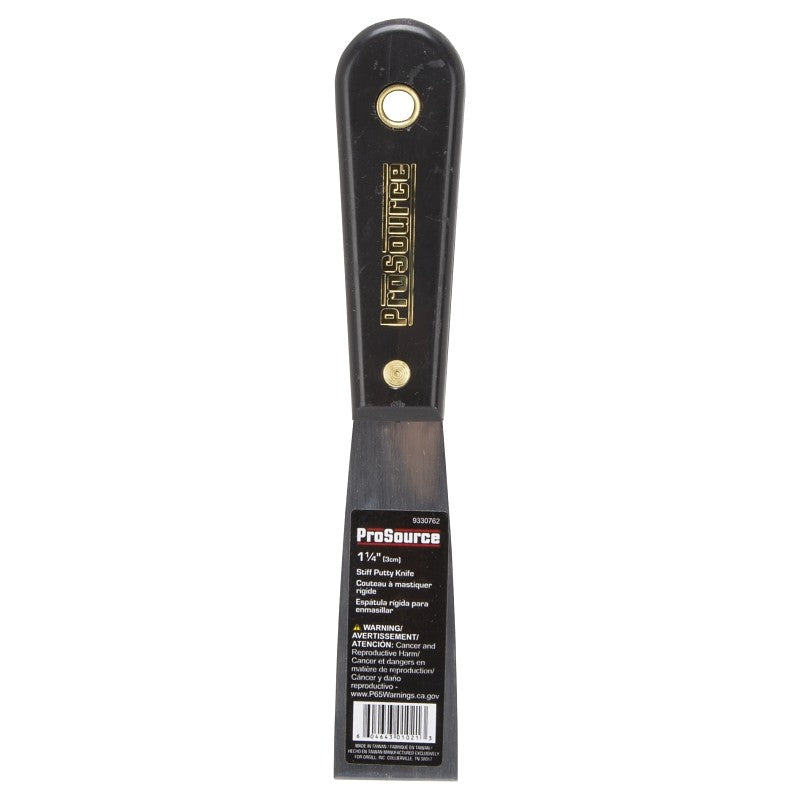 ProSource 01021 Putty Knife with Rivet, 1-1/4 in W HCS Blade