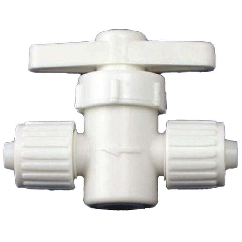 Flair-It 16879 Stop Valve, 3/8 in Connection, PEX, Plastic Body