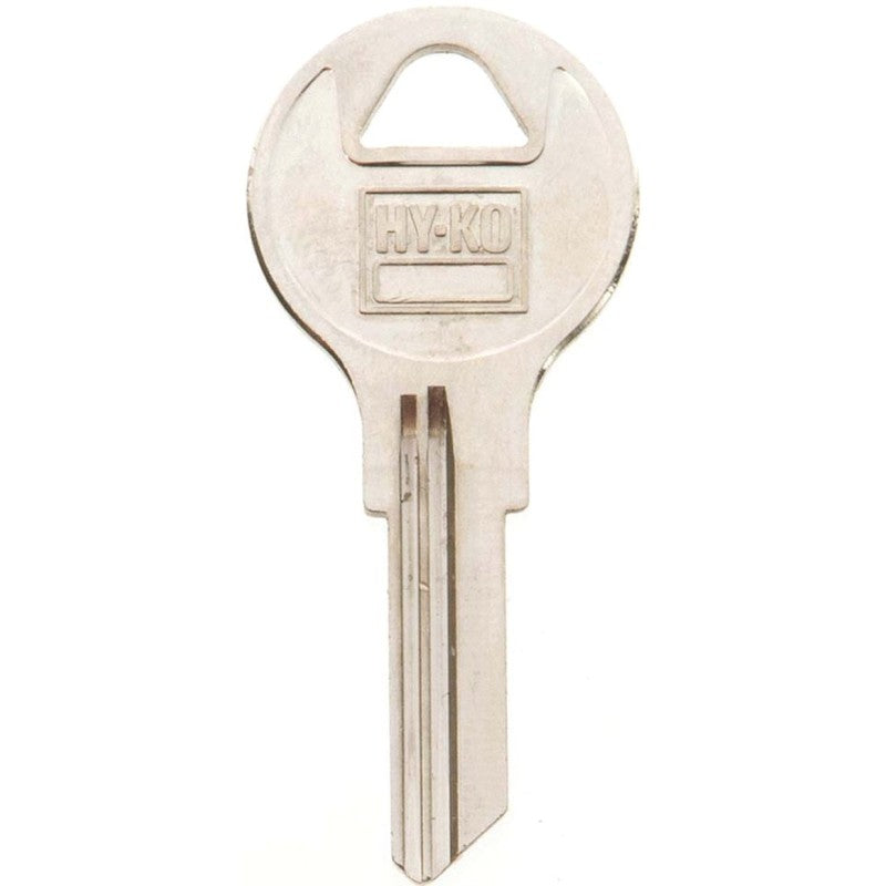 Hy-Ko 11010AP2 Key Blank, Brass, Nickel, For: Chicago Cabinet, House Locks and Padlocks, AP2 Key Number (Pack of 10)