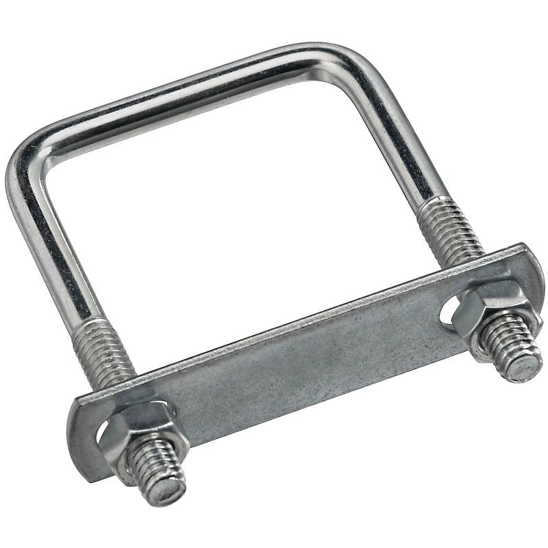 National Hardware N222-356 U-Bolt, 3 in L Inside, 2 in W Inside, 5/16-18 Thread, 1-1/2 in L Thread, Steel, Zinc-Plated (Pack of 5)