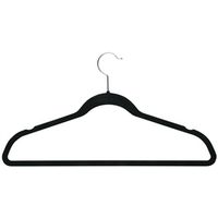 Black Velvet Suit And Dress Hangers Pack Of 3