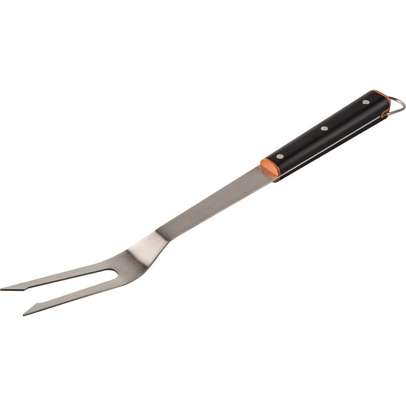 Traeger BAC791 BBQ Fork, 2 in W Blade, Stainless Steel Blade, Stainless Steel, Stainless Steel Handle, 17.13 in OAL