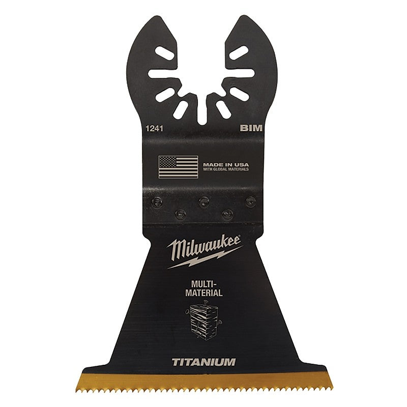 Milwaukee 49-25-1243 Blade, 2-1/2 in, 1-5/8 in D Cutting, HCS/Titanium, 3/PK