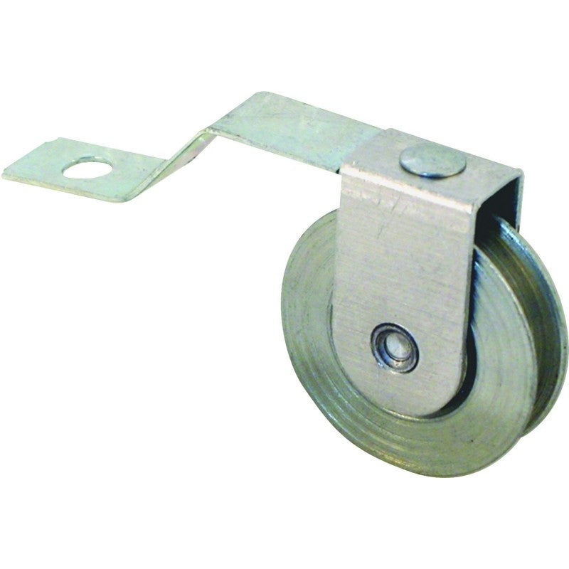 Prime-Line B 639 Roller Assembly, 1-3/4 in L Dimensions, 1 in Dia Roller, 1/4 in W Roller, Steel, Gray, 2-Roller