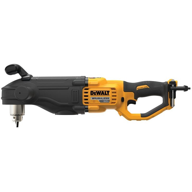 DEWALT DCD470B In-Line Stud and Joist Drill, Tool Only, 60 VDC, 1/2 in Chuck, Keyed Chuck