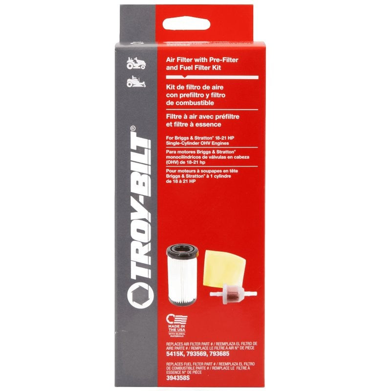 Cub Cadet 490-950-Y059 Air Filter, For: Briggs & Stratton 18-21 HP Single-Cylinder OHV Engines