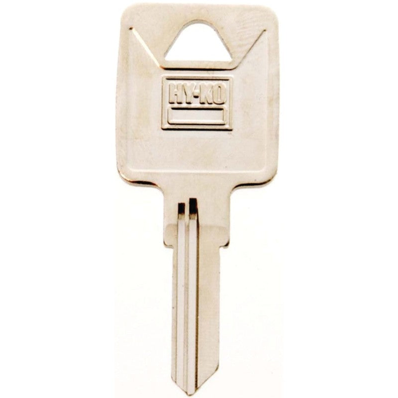 Hy-Ko 11010TM1 Key Blank, Brass, Nickel, For: Trimark Cabinet, House Locks and Padlocks, TM1 Key Number (Pack of 10)