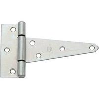 Extra Heavy Duty T-Hinges 5 Inch Zinc Plated Steel 2 Pack