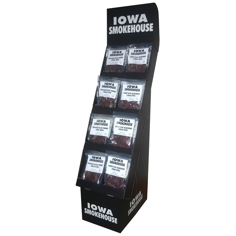 Iowa Smokehouse IS-DSB01 Steak Bites, Black Pepper, Sweet Old Fashioned, 8 oz (Pack of 36)