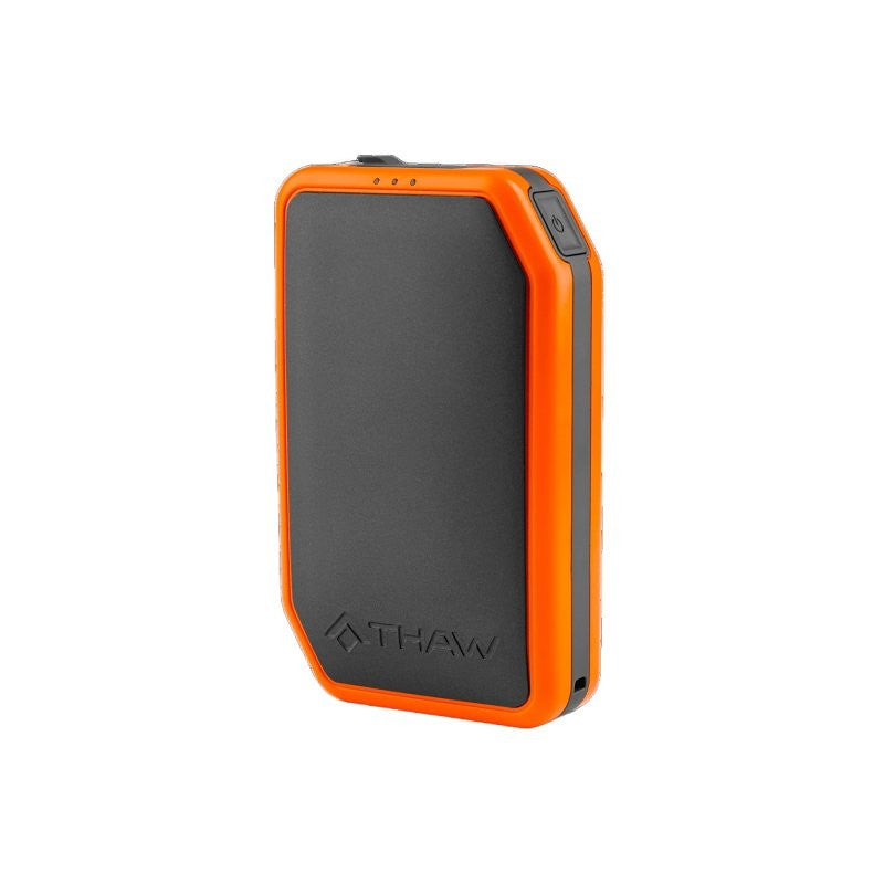 Thaw THA-HND-0014 Rechargeable Hand Warmer with Integrated Flashlight, 10,000 mAh, Gray/Orange (Pack of 6)