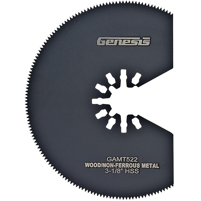 Genesis GAMT522 Saw Blade, 3-1/8 in, 20 TPI, HSS