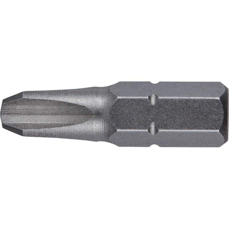 Irwin IWAF21PH3B25 Insert Bit, #3 Drive, Phillips Drive, 1/4 in Shank, Hex Shank, 1 in L, S2 Steel, 25/PK