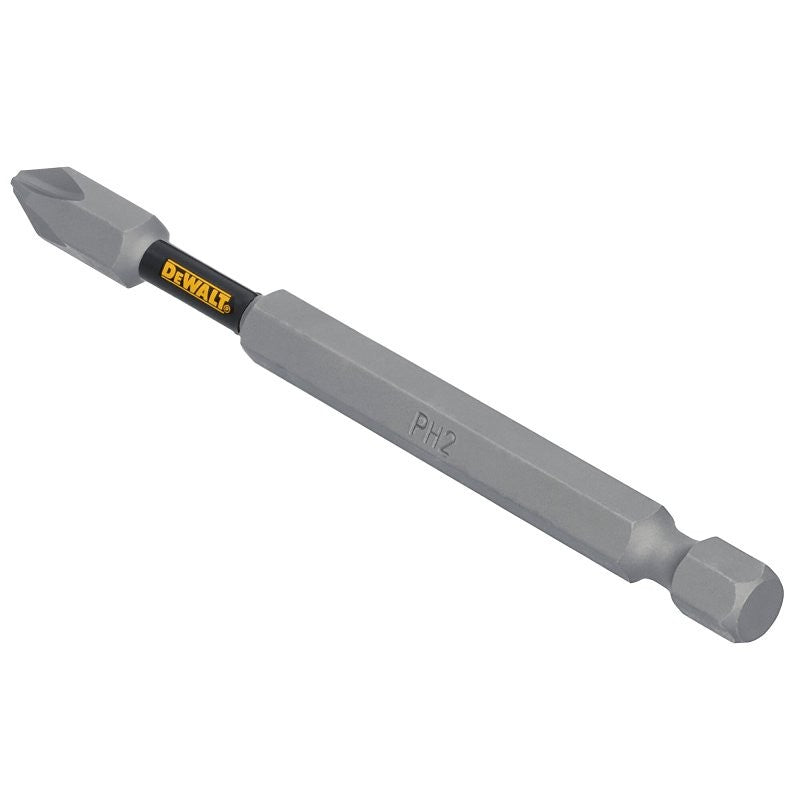 DEWALT TOUGHGRIP DWAF3PH2TG1 Screwdriver Bit, #2 Drive, Phillips Drive, 1/4 in Shank, Hex Shank, 3-1/2 in L, Steel