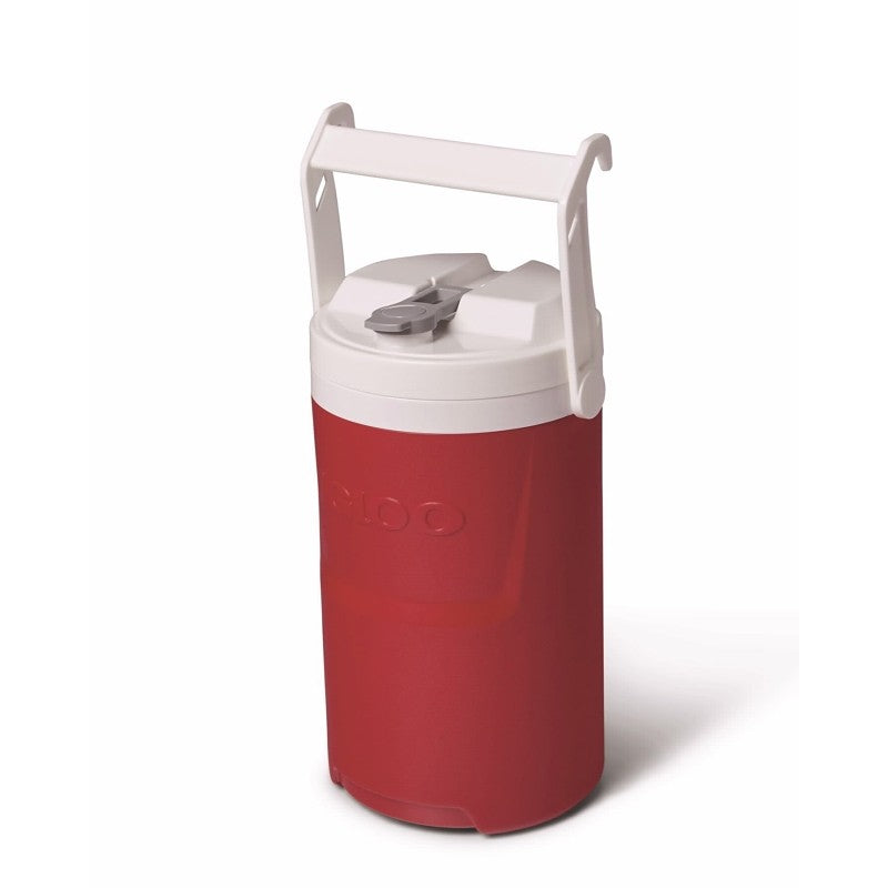 Igloo 0031379 Beverage Cooler, 1 gal, 7 in L, 7 in W, 12 in H, Red