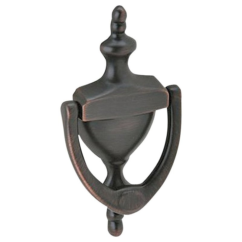 Schlage SC2-3125-716 Door Knocker, Solid Brass, Aged Bronze, 3-15/16 in Mounting Hole