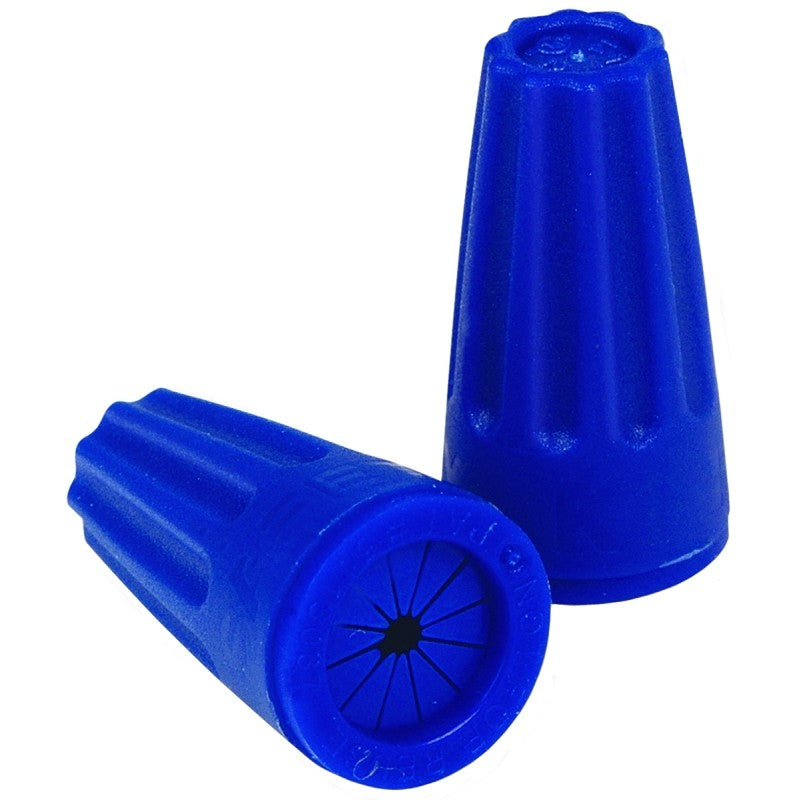 King Innovation Dryconn Series 10222 Dry Connector, 22 to 12 AWG Wire, Copper Contact, Blue