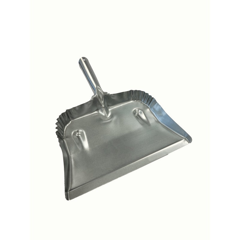 Fulton 182G-20PK Open Dustpan, 7-1/2 in L, 12-3/4 in W, Steel, Silver, Galvanized