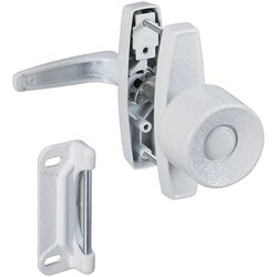 Universal Door Latch Knob And Lever White (POS)