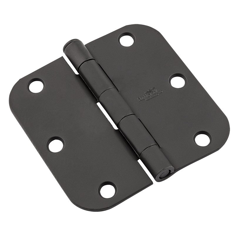 National Hardware SPB512R5/8 Series N830-428 Door Hinge, Steel, Removable Pin, Mortise Mounting, 50 lb