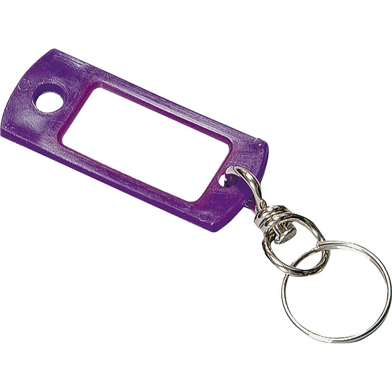 Hy-Ko KC139 Key Identification Tag, 5.5 in H x 2.75 in W x 0.45 in D Dimensions, Plastic, 2/PK (Pack of 5)