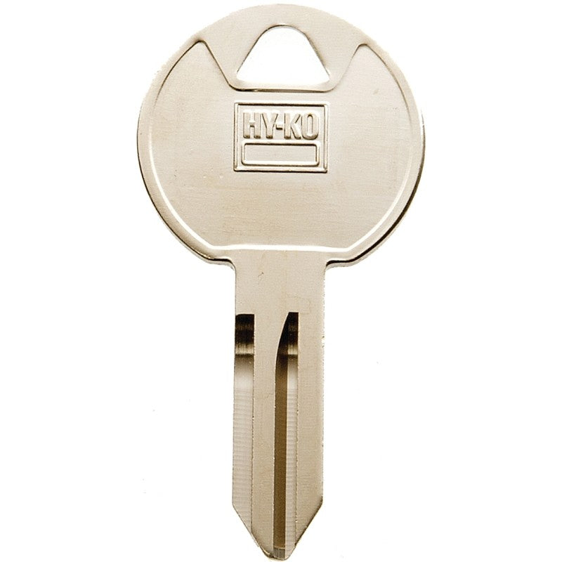 Hy-Ko 11010TM13 Key Blank, Brass, Nickel, For: Trimark Cabinet, House Locks and Padlocks, TM13 Key Number (Pack of 10)