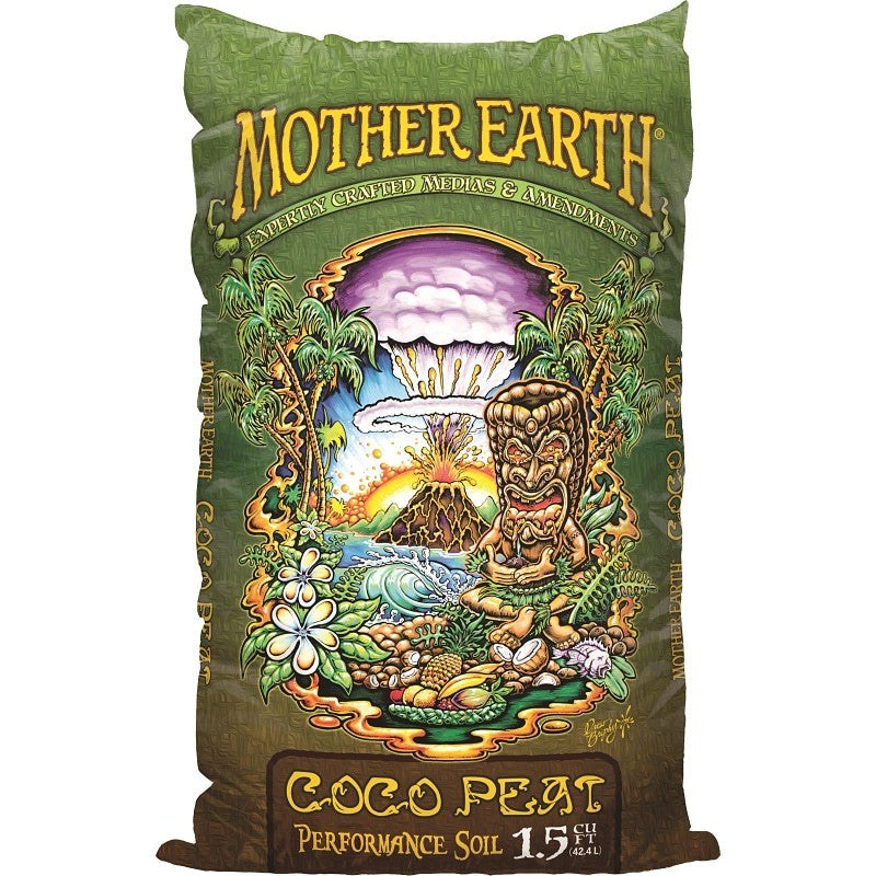 Mother Earth HGC714889 Coco Peat, Light Brown Peat Moss, 60, Pellet