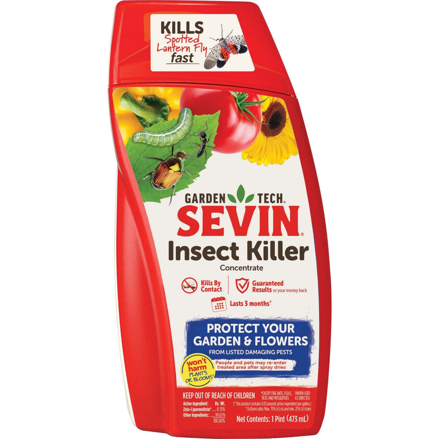 Sevin 100530123 Insect Killer, Liquid, 32 oz Bottle