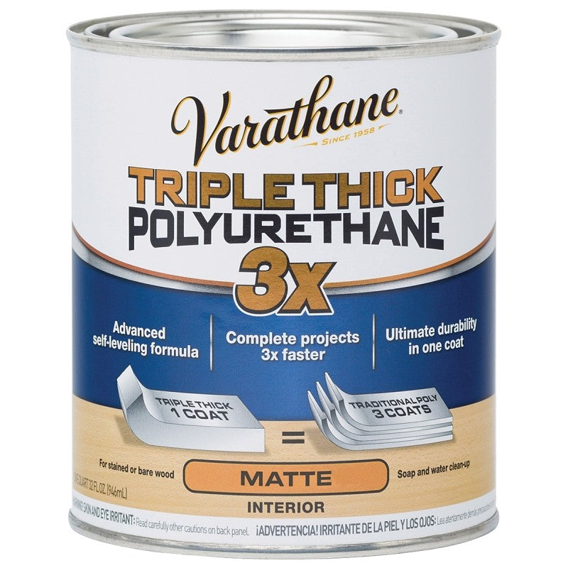 Varathane 304588 Polyurethane, Liquid, Clear, 1 qt, Can
