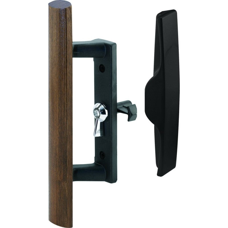 Prime-Line C 1095 Handleset, Wood, For: 1 in THK Glass Sliding Doors