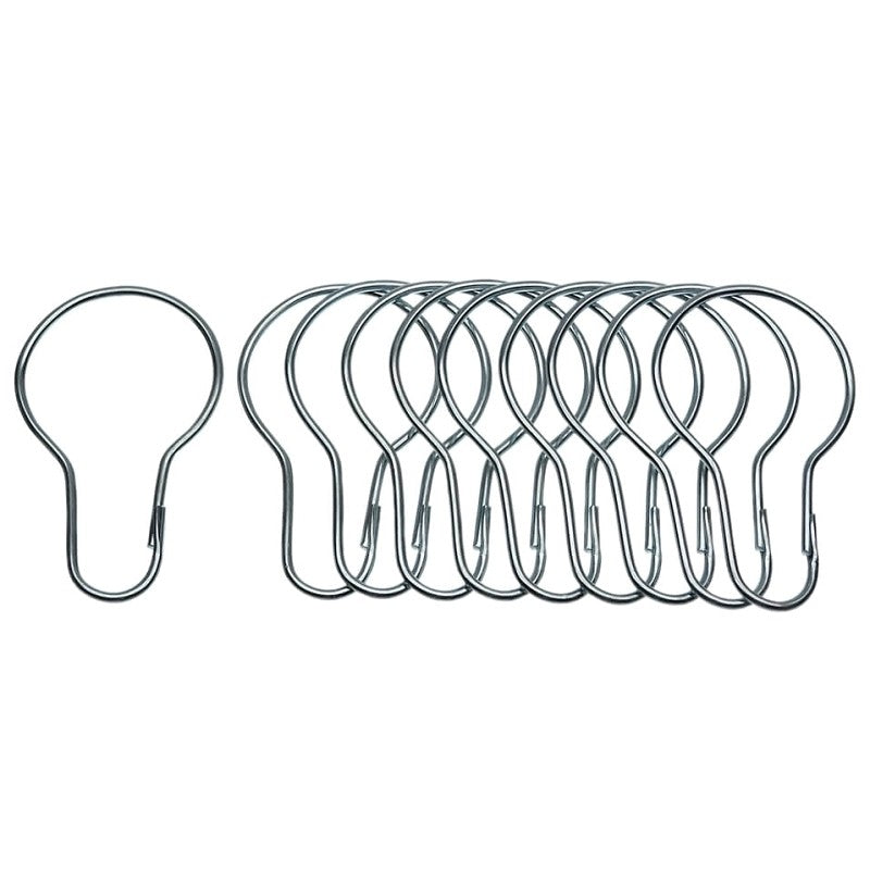 Danco 89046 Shower Curtain Hook, Metal, Chrome