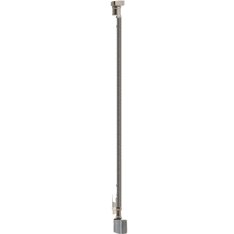 Plumb Pak EZ Series PP23857 Toilet Supply Tube, 1/2 in Inlet, Flare Inlet, 7/8 in Outlet, Ballcock Outlet, 20 in L