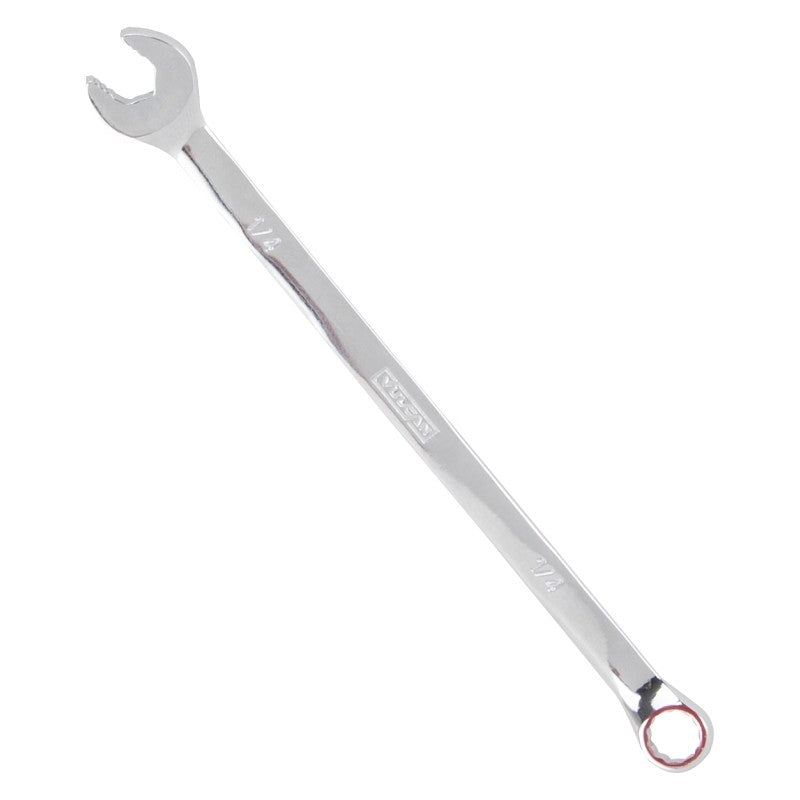 Vulcan MT6545016 Combination Wrench, SAE, 1/4 in Head, Chrome Vanadium Steel