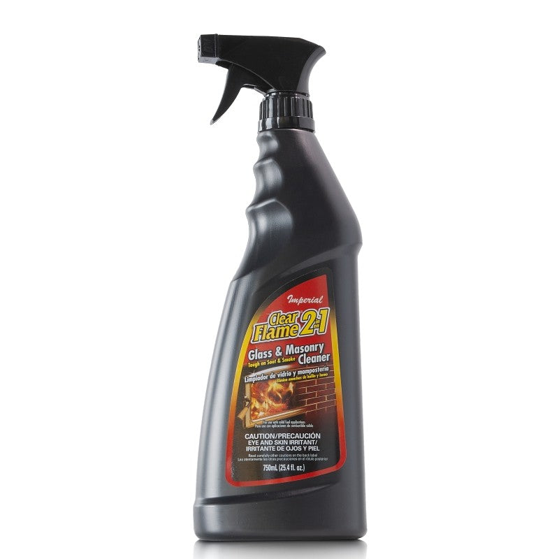 Imperial KK0330-A Glass and Masonry Cleaner, Clear Flame, 25 fl-oz