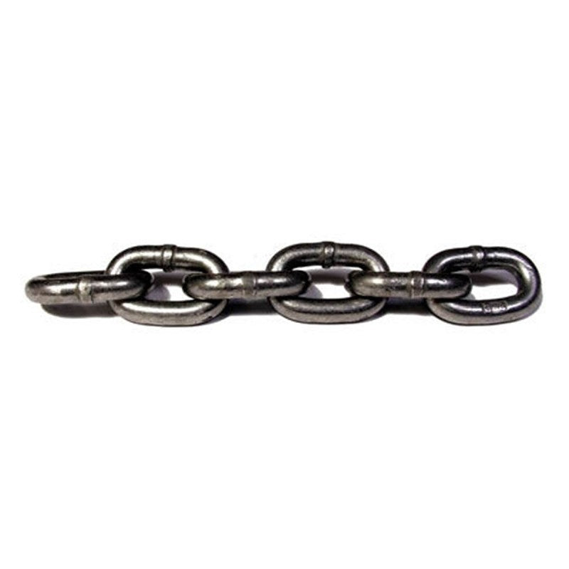 Baron 45932 Proof Coil Chain, 1300 lb, 1/4 in Dia Wire, 20 ft L, Low Carbon Steel, Electro Galvanized/Zinc Plated