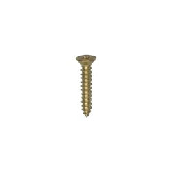 Self Tapping Screws #4 By 5/8 Inch Brass 50 Pack