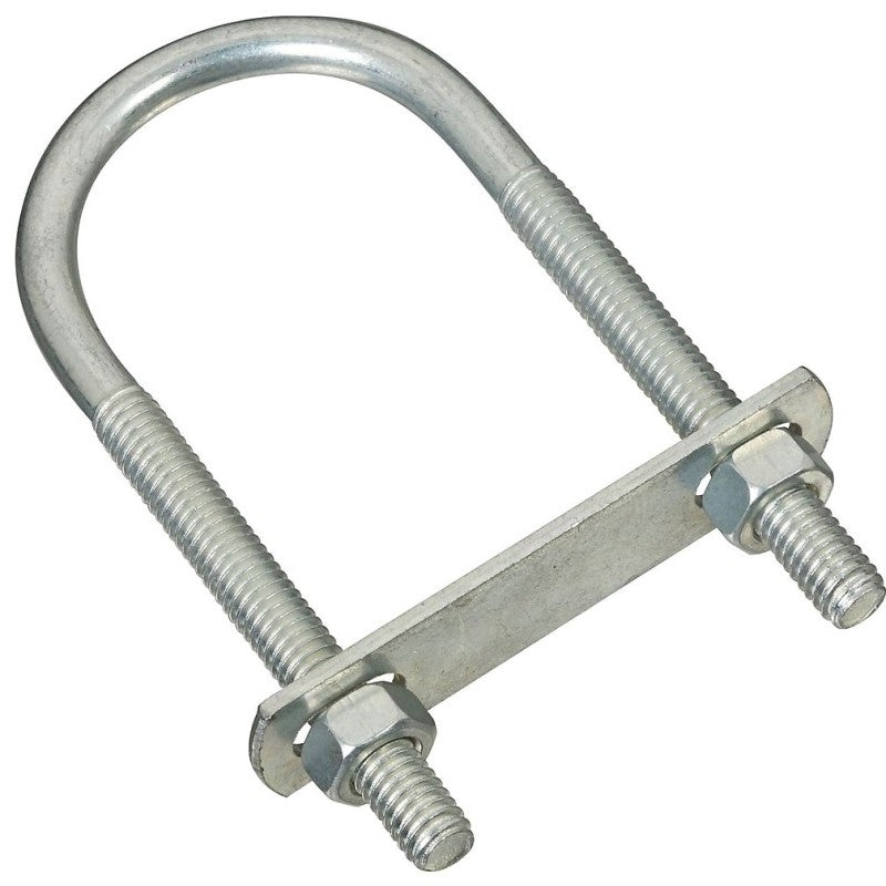 National Hardware N222-158 U-Bolt, 4-1/4 in L Inside, 1-3/4 in W Inside, 5/16-18 Thread, 2-1/4 in L Thread, Steel, Zinc (Pack of 5)