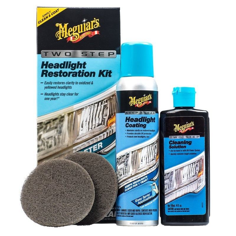 Meguiar's G2970 Headlight Restoration Kit, 4 fl-oz, Liquid