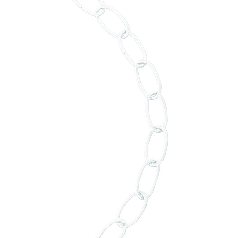 Baron 4002 Decorator Chain, White, #10, 40 ft L, 45 lb Working Load