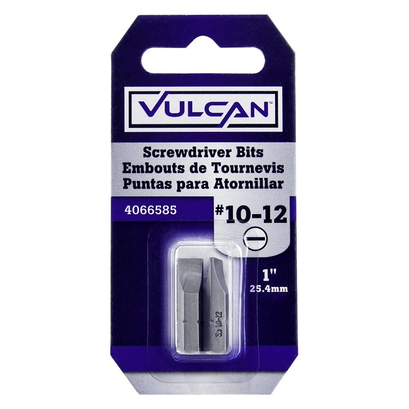 Vulcan 306432OR Screwdriver Bit, Hex Shank, S2 Chrome Molybdenum Steel