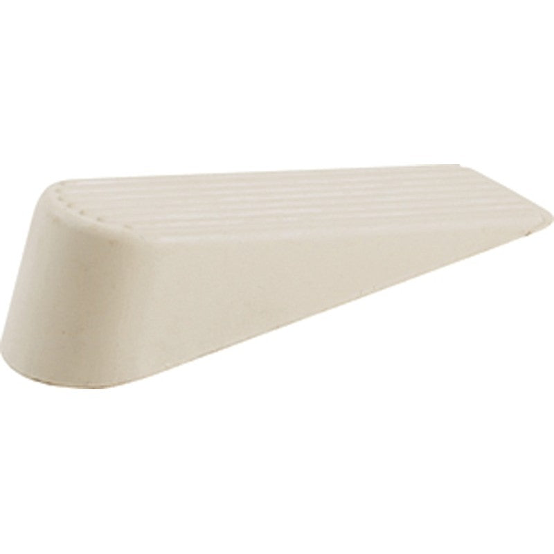 Shepherd Hardware 9162 Wedge Door Stop, Almond, Rubber, 2/PK (Pack of 6)