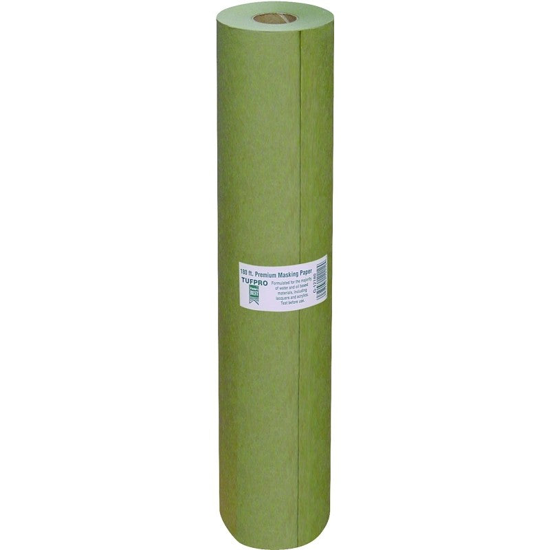 Trimaco EasyMask 12212 Trim Masking Paper, 180 ft L, 12 in W, Green